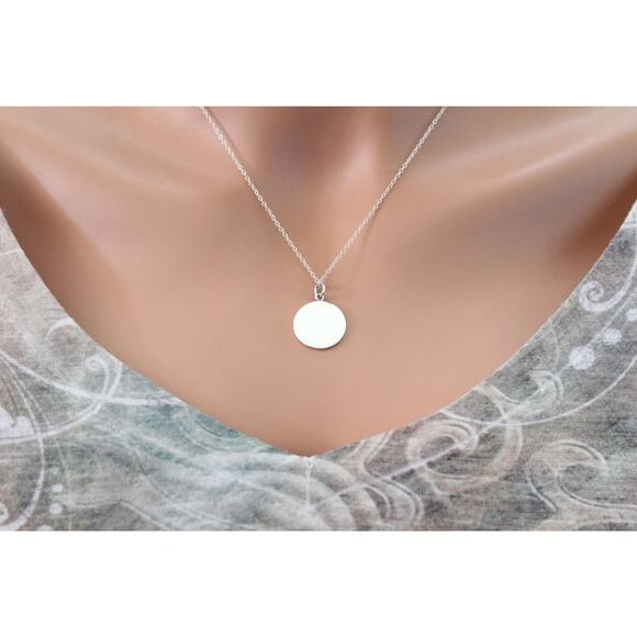 Sterling Silver Mountain Charm with Bronze Lightning Pendant Necklace - Picture 4 of 6